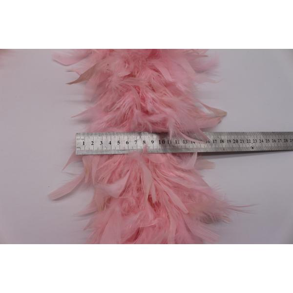 Marabou And Turkey Chandelle Feather Boa , Green Feather Scarf Festival Decoration