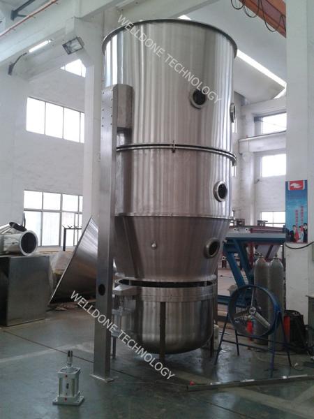 SUS316L Mixing Fast Drying  Fbd Fluid Bed Dryer Powder Dust Proof