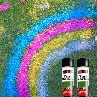 Aeropak Turf Marking Paint Temporary Turf Paint Removable Safe For Real Grass