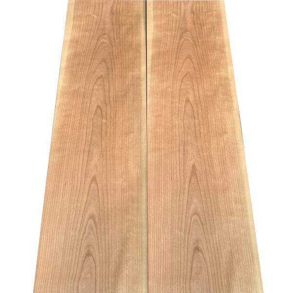 Couverture murale en bois de cerisier en faisceau de couronne coupé 0,45 mm
