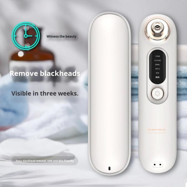 Portable Electric Blackhead Remover Vacuum Rechargeable Facial Pore Cleanser Machine