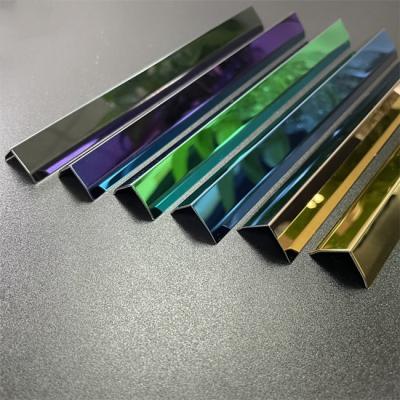 Decorative Polished Stainless Steel Trim Strip Modern Style Custom Shaped