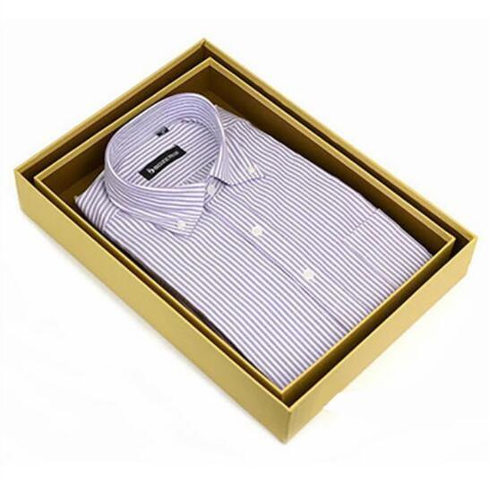OEM Cardboard Gift Packaging Boxes Customized Pattern For Clothing Shirt Packaging