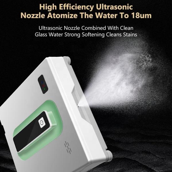Small Electric Glass Window Cleaning Robot with 3 mins/m2 Speed and Low Noise 65dB
