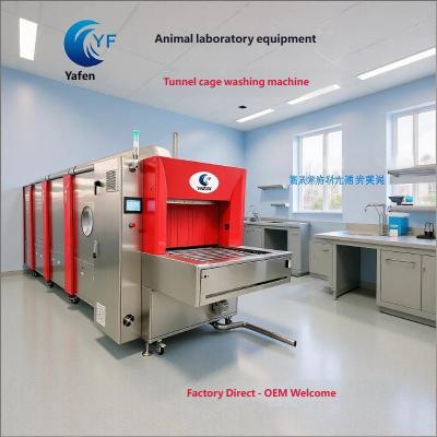 Tunnel Type Cage Washer Automatic Rodent Cage Washing Machine for SPF Animal Lab