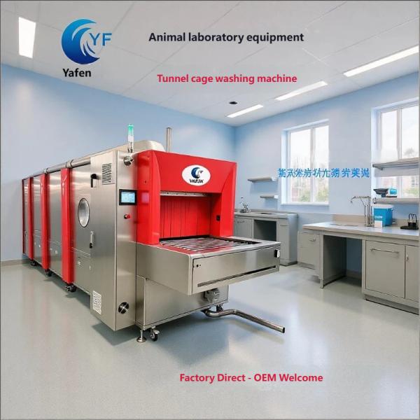 Tunnel Type Cage Washer Automatic Rodent Cage Washing Machine for SPF Animal Lab