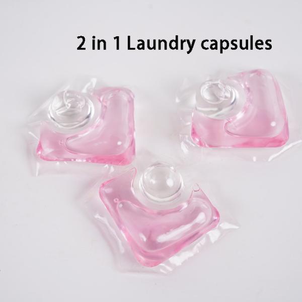 2in1 Natural Laundry Detergent Pods 20g Washing Machine Capsules