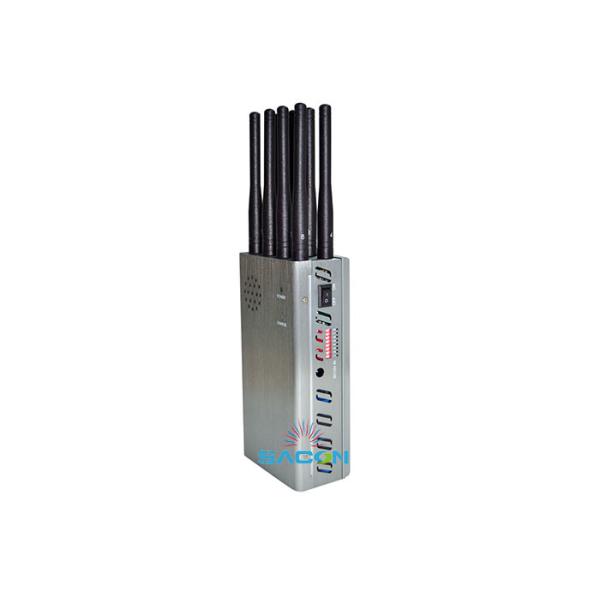 8W High Power GPS Jammer and Cell Phone Blocker with 8 Bands and 30m Range
