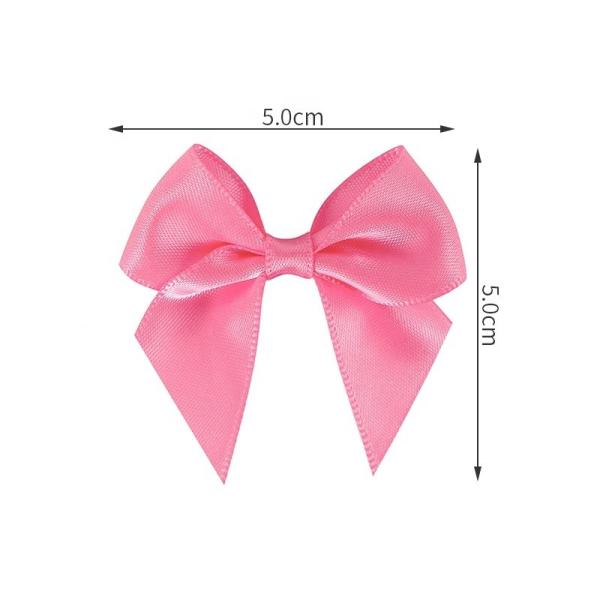 Custom Handmade Garment Accessory Small Satin Ribbon Bow for Underwear Decoration