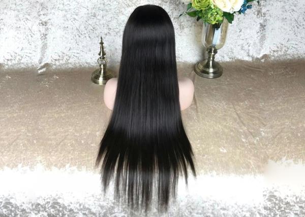 High Density Human Lace Front Wigs , Natural Hairline Black Human Hair Lace Front Wigs