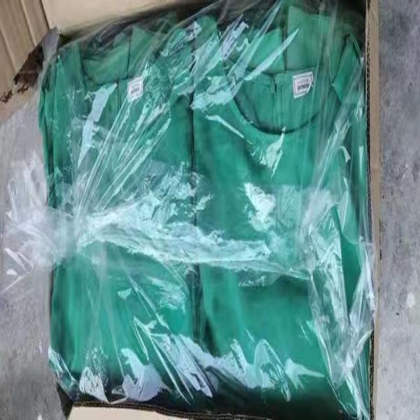 Green Breathable Womens Chiffon Office Tops 100% Polyester