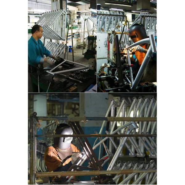 Full Suspension Enduro Aluminum Bike Frame Multi Color With Compatible Wheel