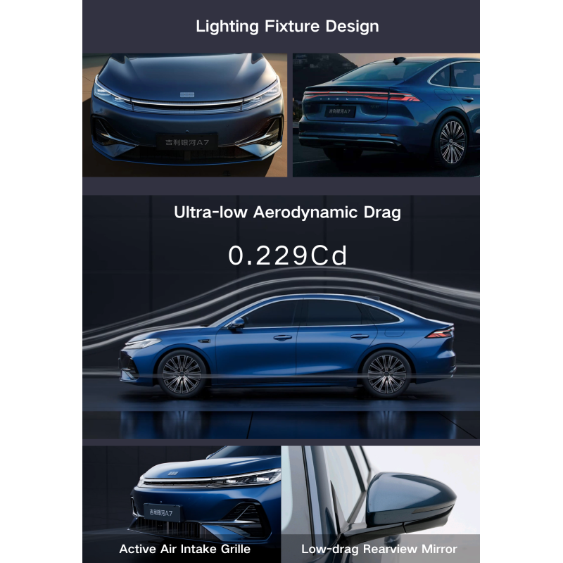 For Galaxy A7 Best-seller PHEV High-Safety 4-door Sedan 150 km Exploration Edition New Energy Vehicle Light Interior