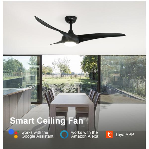 Suporte Dimmer LED ventilador de teto estilo popular CE CB ETL certificado 3 lâminas de plástico ABS