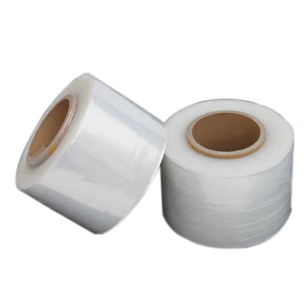Commercial Non Adhesive Transparent Stretch Film 20 Mic Thickness For Packing