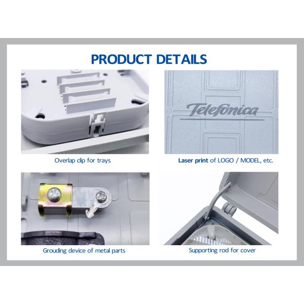 Кабельный ящик 12 отрезков провода оптического волокна портов для стены FTTH установил средние кабели пяди