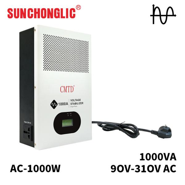 1000W Pure Sine Wave Voltage Stabilizer with LCD Screen for Pumping Equipment and Home Appliances