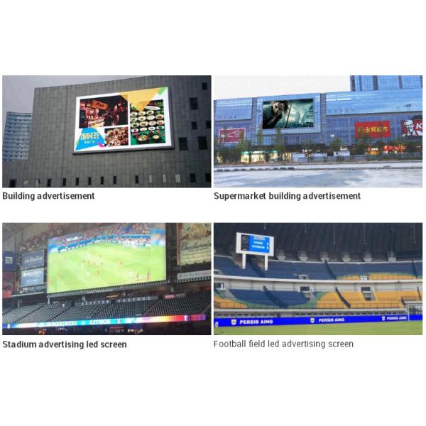 Экраны на открытом воздухе рекламы СИД СМД1921 П4, панели стены СИД видео- 1/8 методов привода