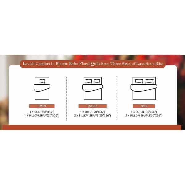 Farmhouse Reversible Lightweight Bedspread Coverlet,Mid Century Microfiber Bedding Quilts Set