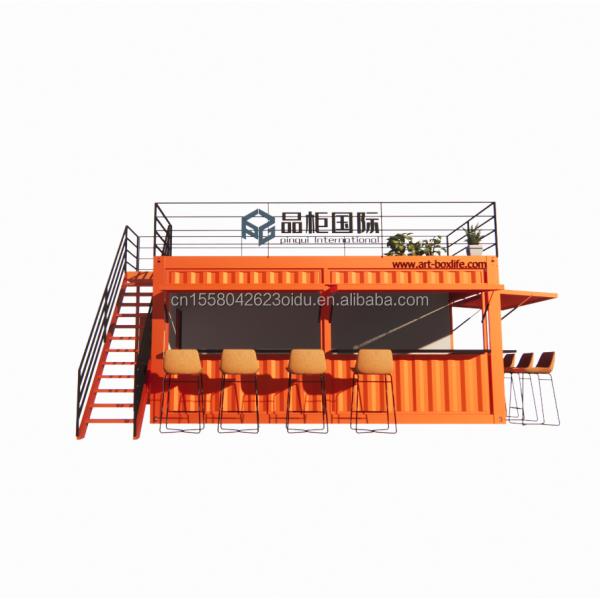 Affordable 20ft or 40ft Shipping Container Prefabricated Shops Stores with Aluminum Alloy Windows