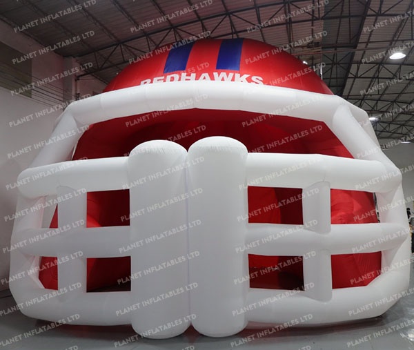 Custom Inflatable American Football Helmet Outdoor Inflatable Sports Tunnel Inflatable Tent Football Helmet