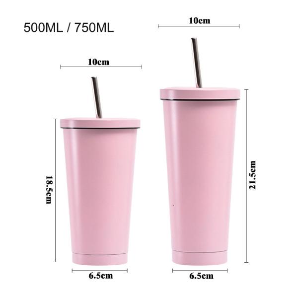16oz 24oz Custom DIY Coffee Mug Travel Water Cup Double Wall Stainless Steel Tumbler