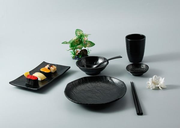 OEM ODM Plastic Melamine Dinnerware Set For Japanese Restaurant