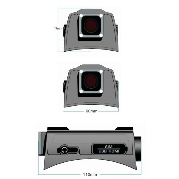 Камера 4G умное EMMC 16GB AR шлема GPS военная тактическая голографическая