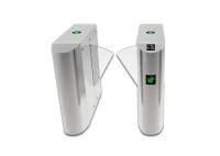 CE Certificated RFID Card Reader Bidirectional Flap Barrier Gate For Fitness Center