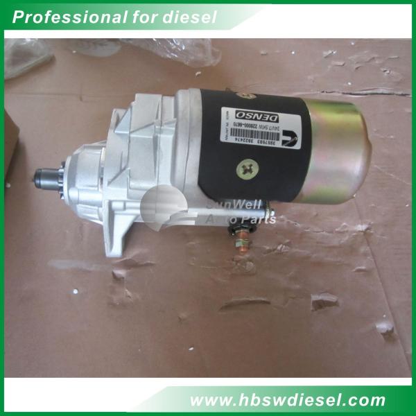 Cummins 6BT5.9 diesel engine 24v motor starter 3957593 = 3922474 228000-6670 generator for Komatsu PC200 excavator