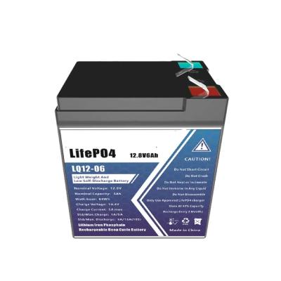 12v 6h Motocicleta Elétrica Lifepo4 Bateria recarregável Pequena