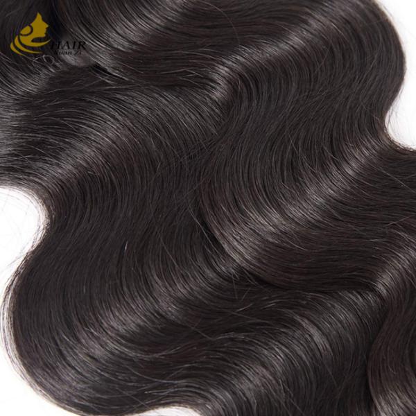 Vente en gros 100% brésilienne Cuticule alignée Pas cher Naturel Noir Body Wave Non transformé Poils humains vierges bruts