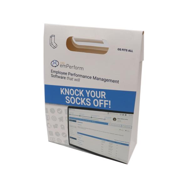 300GSM White Cardboard Paper Electronic Product Packaging Box With Handle