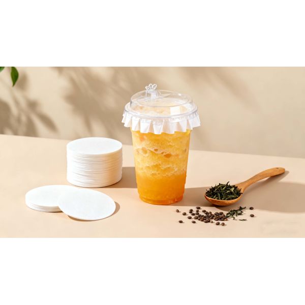 Custom Food-Grade Leak-Proof Bubble Tea Cup Seal Sheets