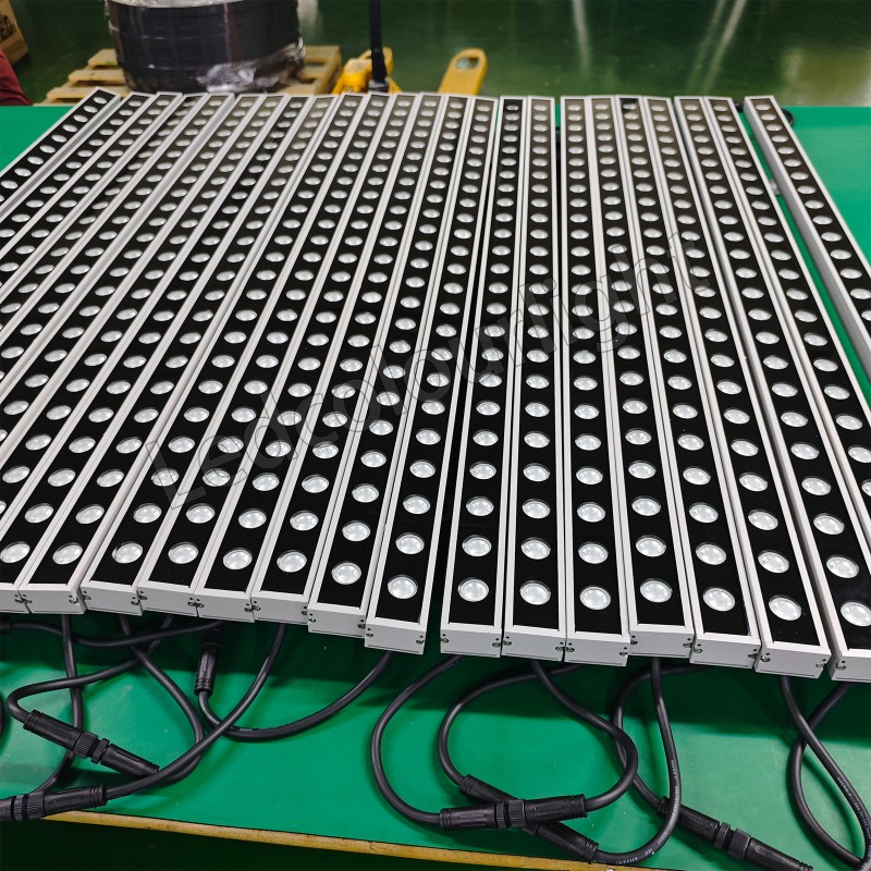 DMX512 Control LED Wall Washer Lights DC24V 24W IP66 for Building Facade