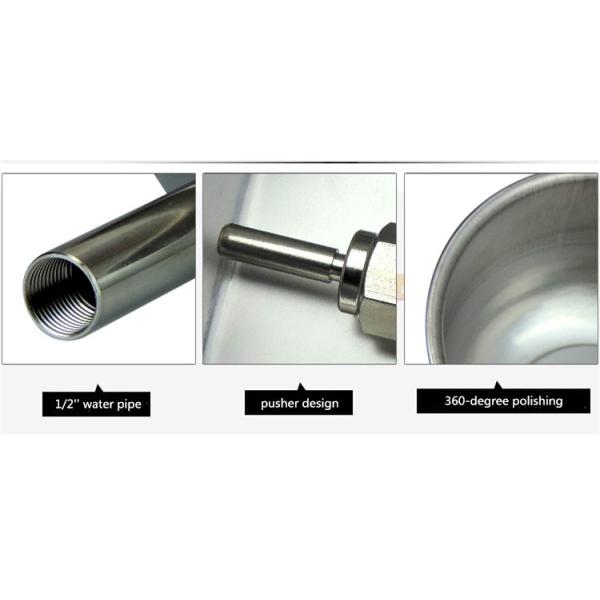 Round / Oval Pig Drinking Bowl 304 Stainless Steel Corrosion Resistance