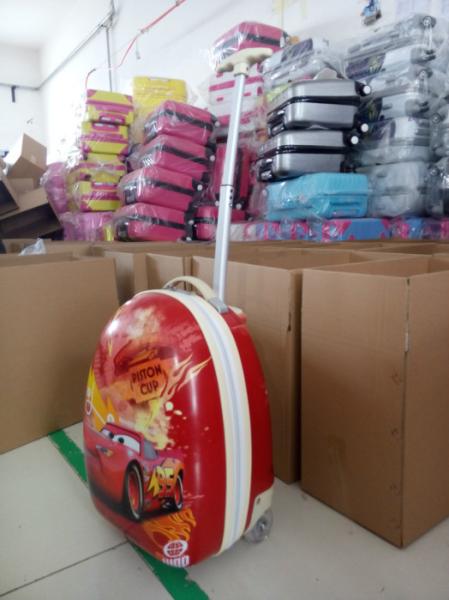 egg shaped kids trolley luggage bag suitcases in baigou baoding hebei China Factor