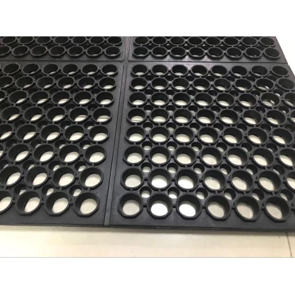 Rubber floor mat  Hotel kitchen rubber floor mat  Round hole rubber floor mat