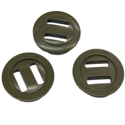 O entalhe da resina plástica abotoa-se com furo 2 escuro - 40L verdes aplicam-se para a roupa militar