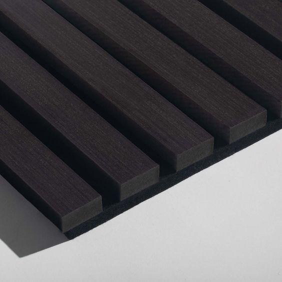 Recycled Timber Wood Veneer Slats Wall Panels Flavorless Nontoxic
