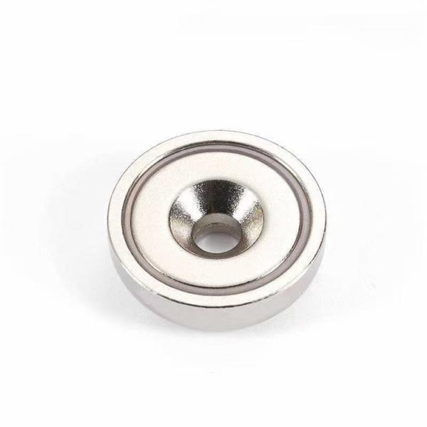Industrial Magnet Application Permanent Disc Magnetic with Countersunk Neodym Pot Magnet