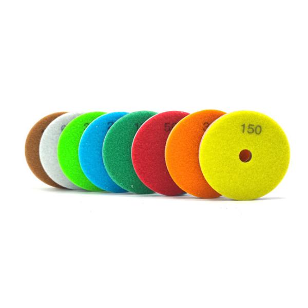 Telha de pedra artificial Diamond Polishing Pad For Grinder da esponja de Deyi