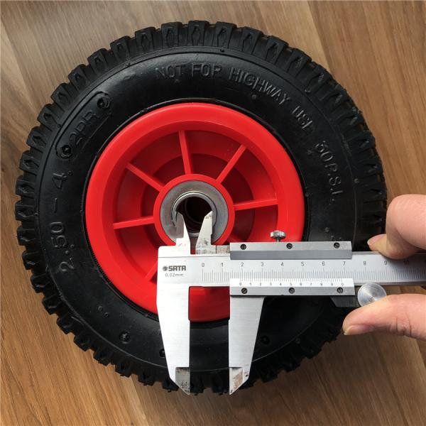 250-4 Plastic Rim Pneumatic Trolley Wheels 21CM Hand Trolley Wheels Pneumatic