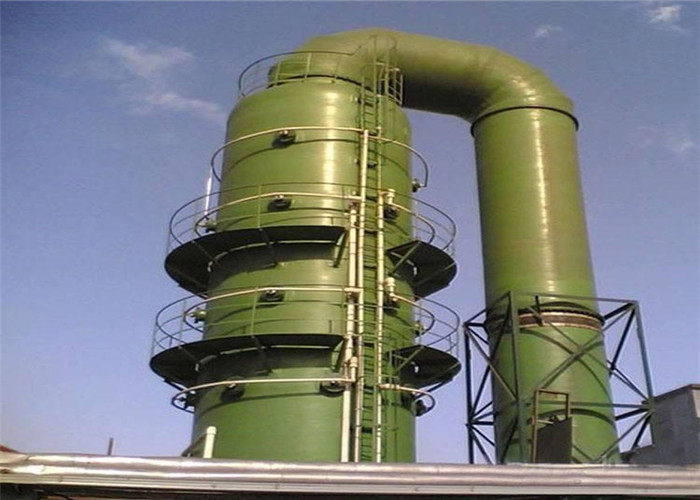 скруббер выхлопного газа цемента скруббера влажного газа 30m2 промышленный влажный