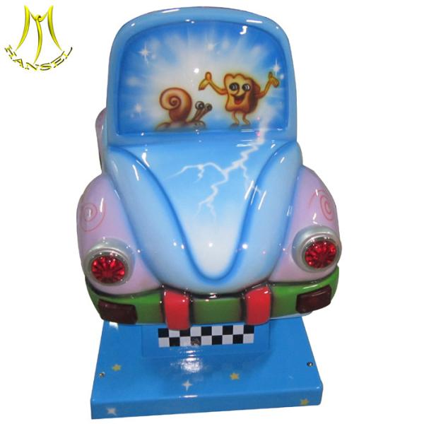 Hansel hot selling video game machine coin operated kids ride on car for sale