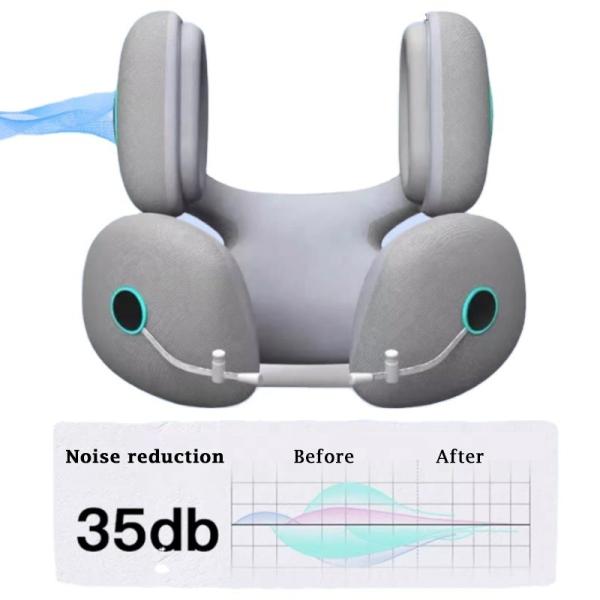 U-Shape Neck Protection Pillow for Travel 0.5-1 Kg Noise Cancelling Comfortable