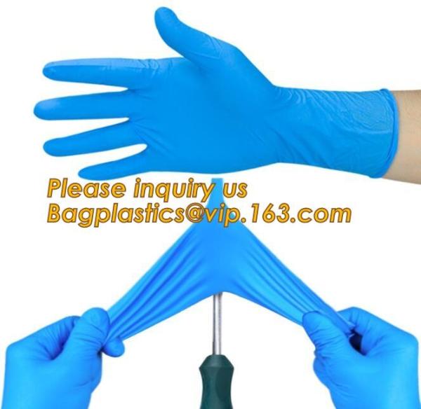 Medical Disposable Nitrile exam Gloves, Chemical Resistant, Powder-Free, Latex-Free, Non-Sterile, Food Safe, 4 Mil