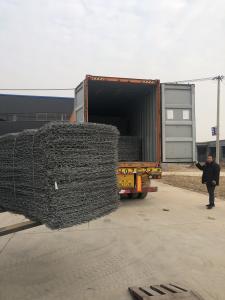 重荷ガビオン網 ロールで 高さ0.5m - 3m 強い安定した構造のために