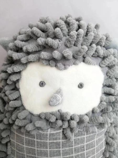 Stuffed Animal Hedgehog Toy Chenille And PP Cotton Filling Cute Baby Comfort Toy OEM ODM