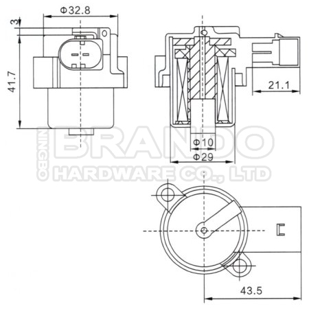 Audi BMW Air Suspension Compressor Solenoid Coil 4Z01015200 12VDC